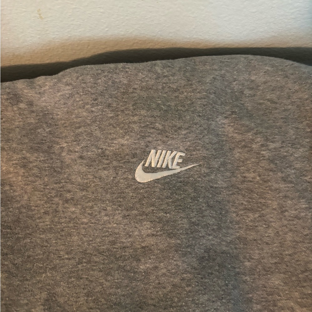 Nike Essential Gray Pullover Hoodie - Picture 2 of 5